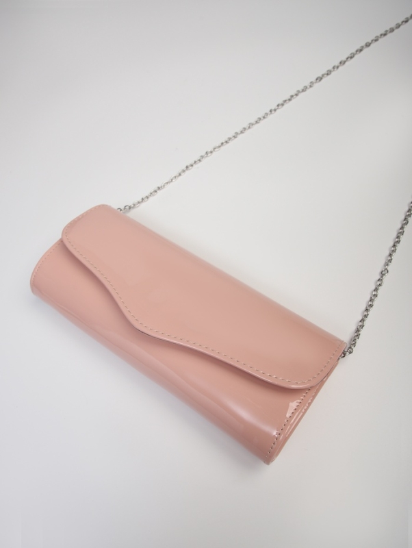Сумка женская на магните, цвет розово-персиковый