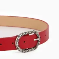 Ремень жен 05-01-02-01, Июнь2511, 2,9*0,3*110 см, винт, пряж металл, 1 прокол, красный Ремень жен 05-01-02-01, Июнь2511, 2,9*0,3*110 см, винт, пряж металл, 1 прокол, красный