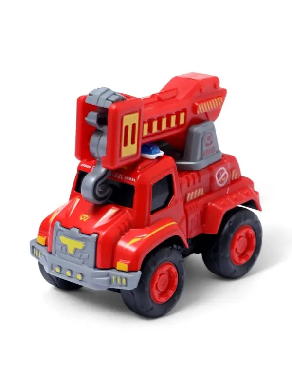 Робот-трансформер «Огнеборец» 5в1, собирается из 5 машинок, подвижные детали Робот-трансформер «Огнеборец» 5в1, собирается из 5 машинок, подвижные детали