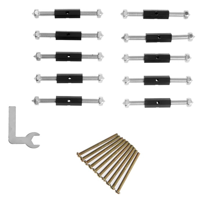 Набор ремкомплект для розетки ТУНДРА LIGHT, 68-86 мм, 10 шт., ключ в комплекте