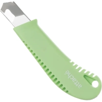 Нож универсальный Attache 18 мм пластиковый мет направл. зелён