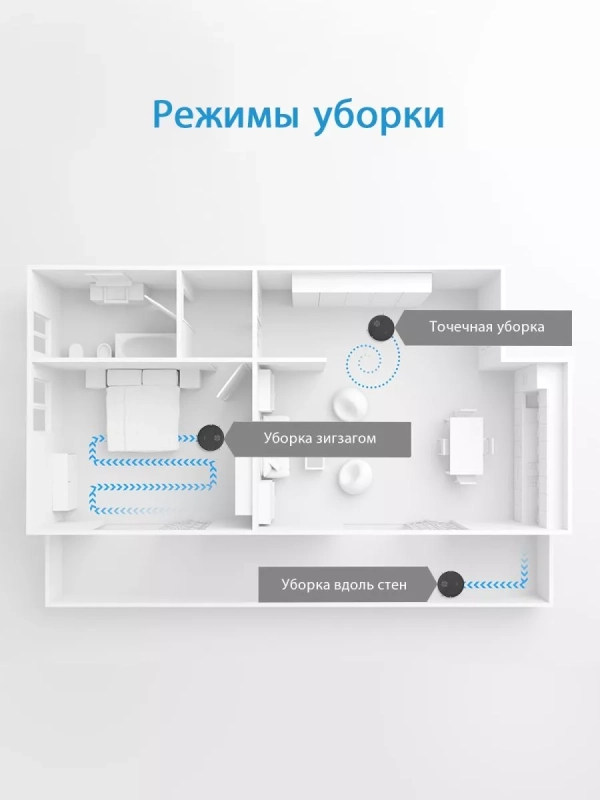 Робот-пылесос VCR10W, Wi-Fi, сухая и влажная уборка