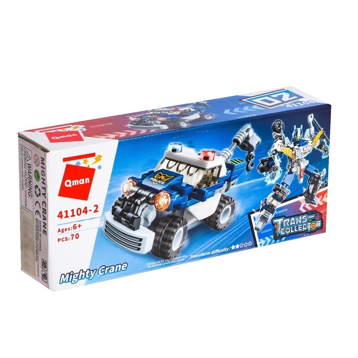 Конструктор Робот «Полицейский транспорт», 6 видов, МИКС Конструктор Робот «Полицейский транспорт», 6 видов, МИКС