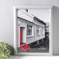 Фоторамка пластик 30х40 см "Марокканская мозаика" оттенки голубого 46х36х2 см