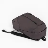 Рюкзак школьный, однотонный, 1 отделение, 3 кармана, 28&times;13&times;39 см, серый