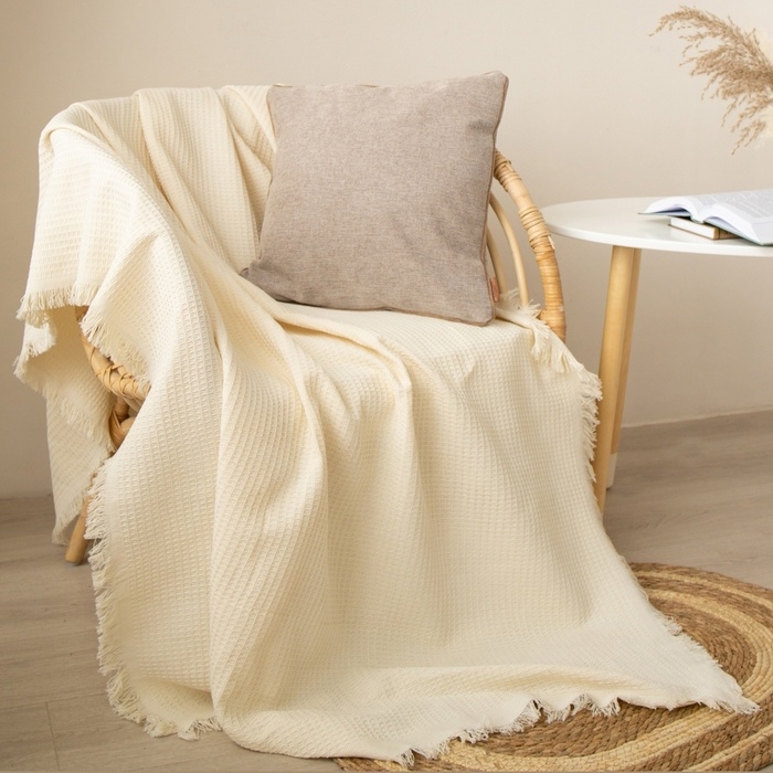 Плед SL Home Honey waffle, 130*180 см, 80%хлопок, 20% п/э Плед SL Home Honey waffle, 130*180 см, 80%хлопок, 20% п/э