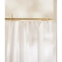 Штора для ванной &laquo;Ла Каса&raquo;, с люверсами, 180&times;180 см, полиэстер, белая