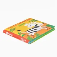 Книжка - игрушка для ванны Крошка Я &laquo;Рисуем пальчиками: зоопарк&raquo;, водная раскраска