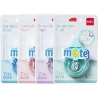 Корректирующая лента Deli MUTE, 5ммx7м, бесшумная, в асс,EH371