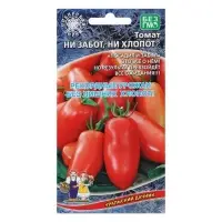 Набор семян Томат "Ни забот, ни хлопот", ультраскороспелый, детерминантный, 5 шт. Набор семян Томат "Ни забот, ни хлопот", ультраскороспелый, детерминантный, 5 шт.