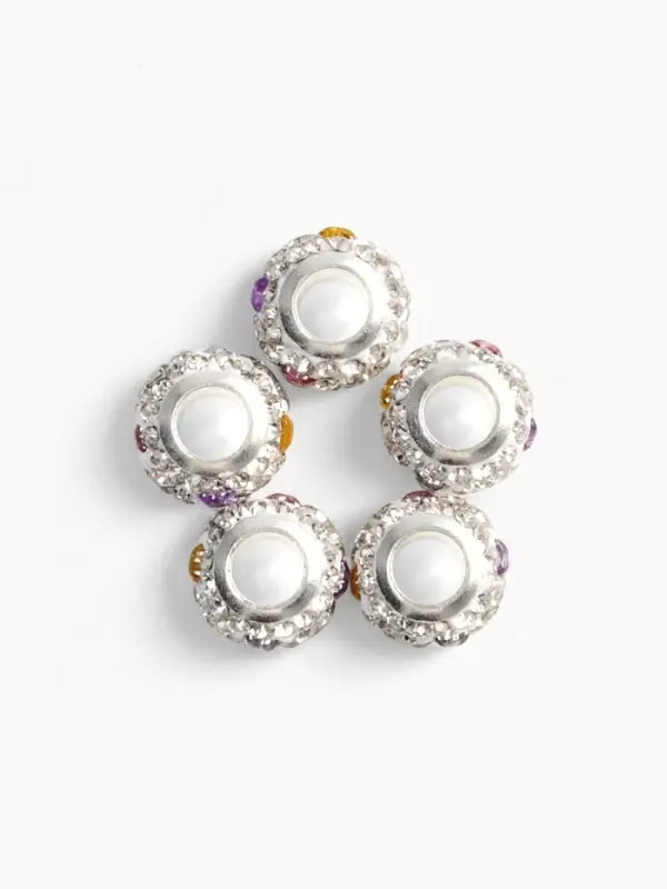 Бусинка «Сердечко шамбала», для творчества, МИКС Бусинка «Сердечко шамбала», для творчества, МИКС