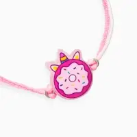 Браслет детский набор 3 шт. "Выбражулька" пончик, единорог, силиконовый, разноцветный