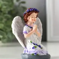 Сувенир полистоун "Девочка-ангел в платье с лавандой - молитва" фиолет 6,7х5х9 см Сувенир полистоун "Девочка-ангел в платье с лавандой - молитва" фиолет 6,7х5х9 см