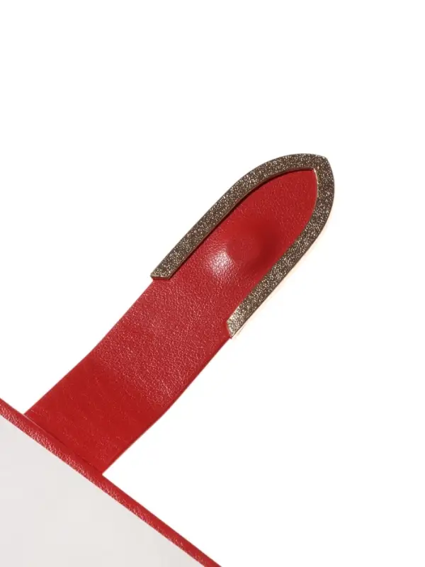 Ежедневник недатированный формат А5, с хлястиком, 112л, линия, пвх, Красный Ежедневник недатированный формат А5, с хлястиком, 112л, линия, пвх, Красный