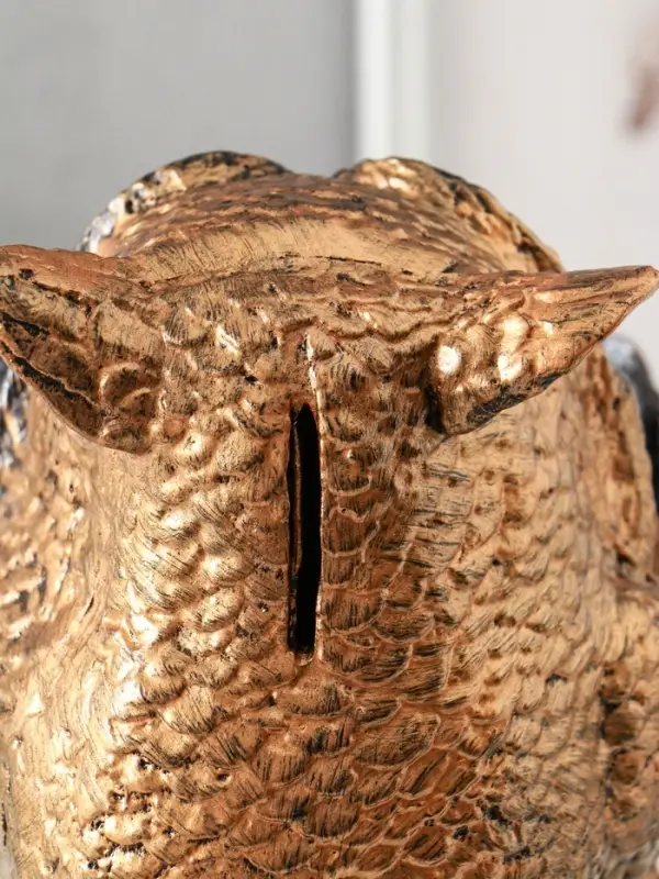 Копилка Копилка "Сова с книгой" 25х18 см, бронза с серебром