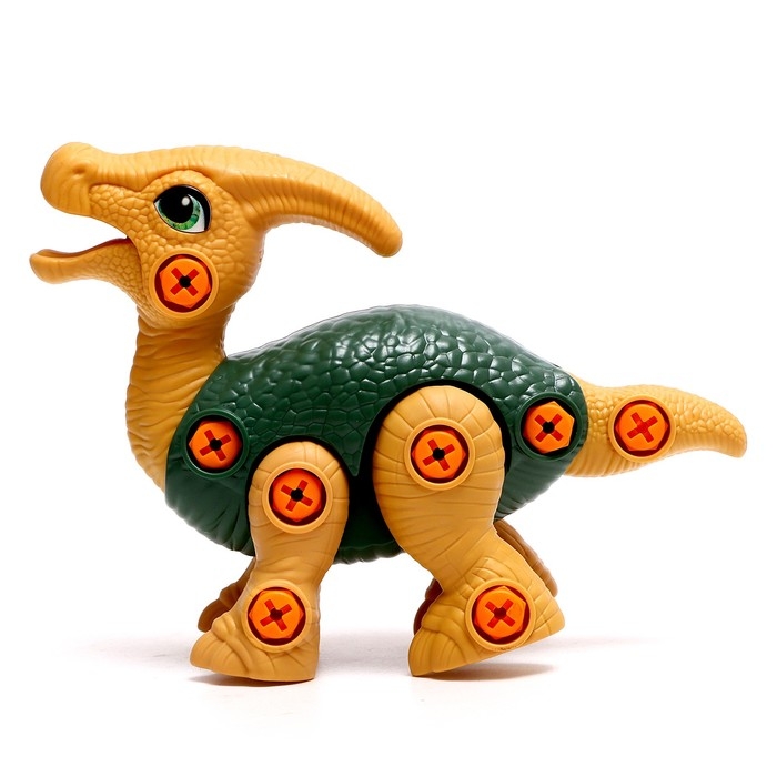 Конструктор винтовой «Паразауролоф», с отвёрткой, 28 элементов Конструктор винтовой «Паразауролоф», с отвёрткой, 28 элементов