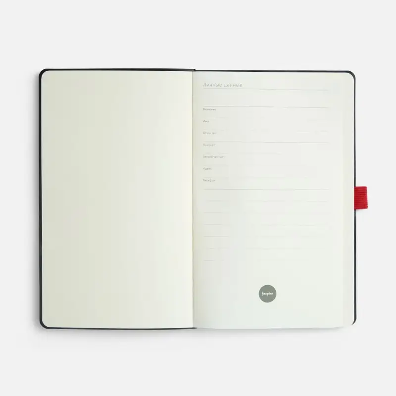 Ежедневник Lungo, недатированный, красный Ежедневник Lungo, недатированный, красный