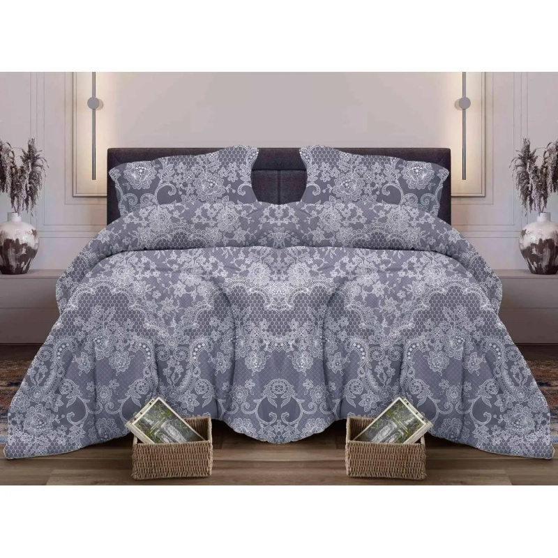 Постельное белье 1,5сп бязь набивная 120г/м2 (нав.70х70 2шт.), Мадлен