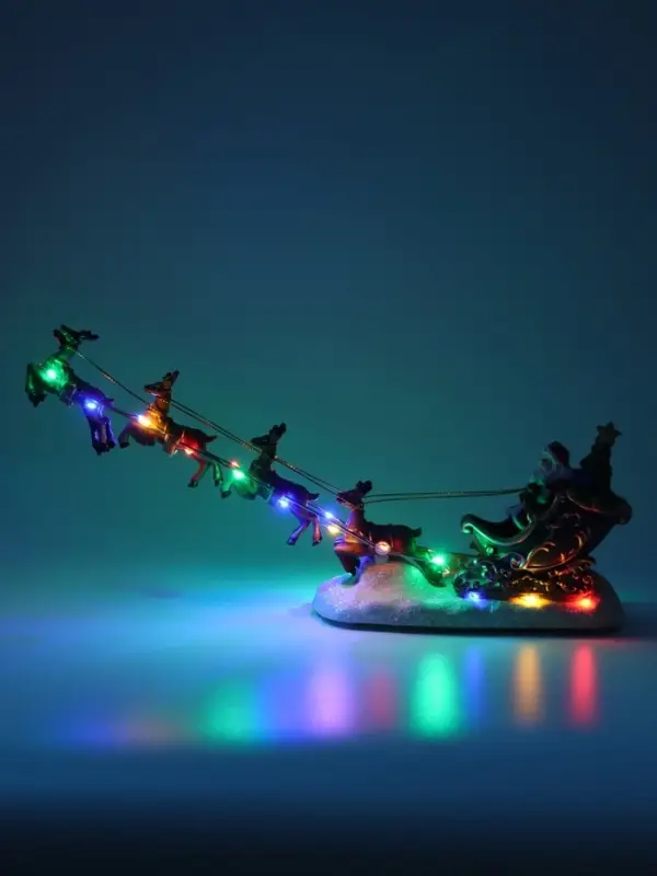 Фигура светодиодная &laquo;Рождественские сани&raquo;, 33.5&times;14 см, 24 LED, AАА&times;3