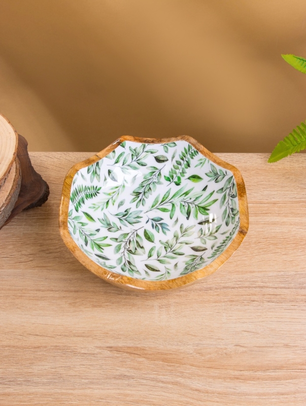 Салатник "Оливковая ветвь" дерево манго 20х20х8 см