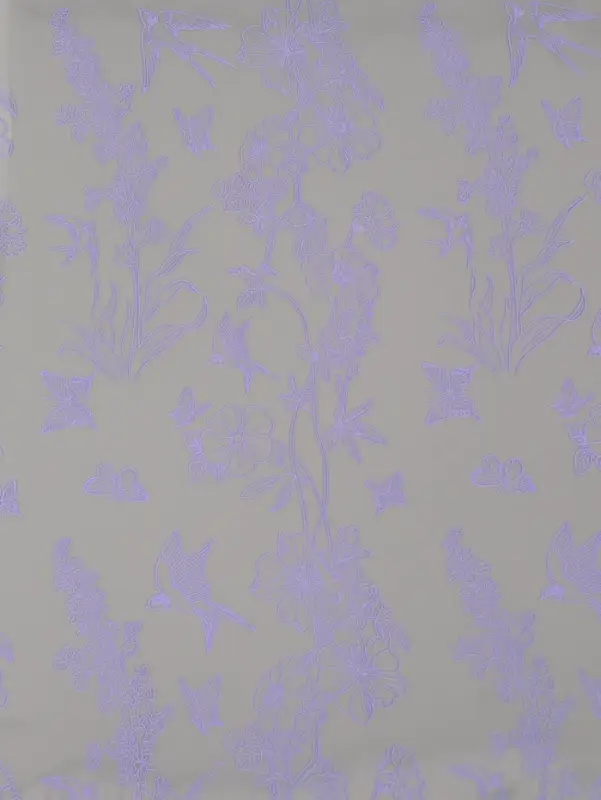 Плёнка для цветов &laquo;Ласточки&raquo;, прозрачный/сиреневый классик, 0.6&times;9.3&plusmn;5% м, 40 мкм, 200 г