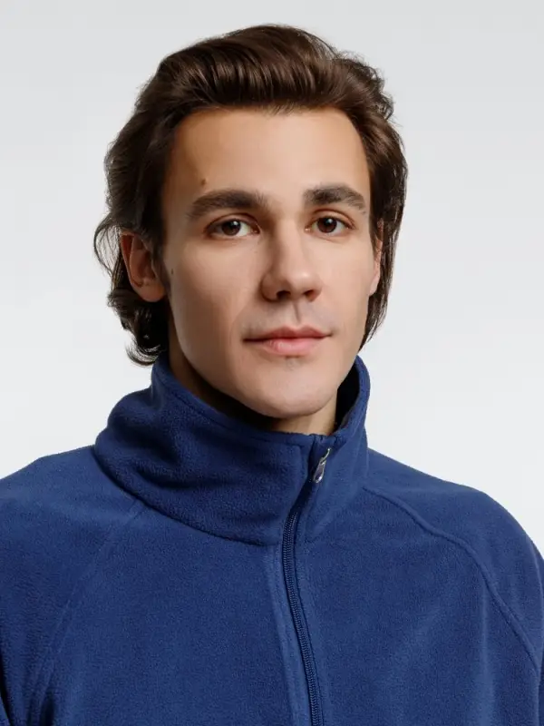 Куртка флисовая унисекс Fliska, темно-синяя, размер XL/XXL Куртка флисовая унисекс Fliska, темно-синяя, размер XL/XXL