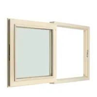 Окно, 60×60см, однокамерный стеклопакет, осина Окно, 60×60см, однокамерный стеклопакет, осина