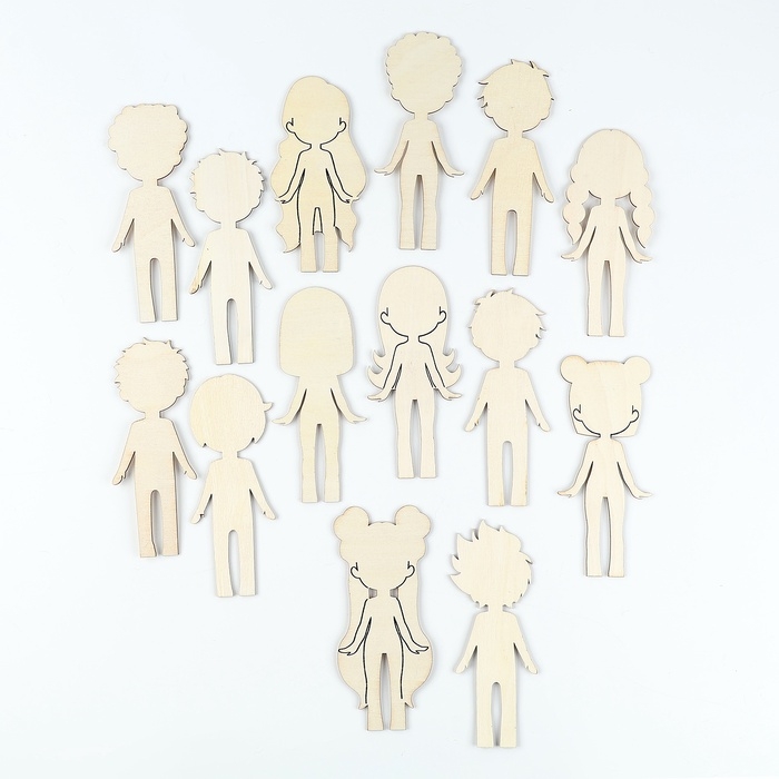 Роспись по дереву  Роспись по дереву "Творческие человечки"