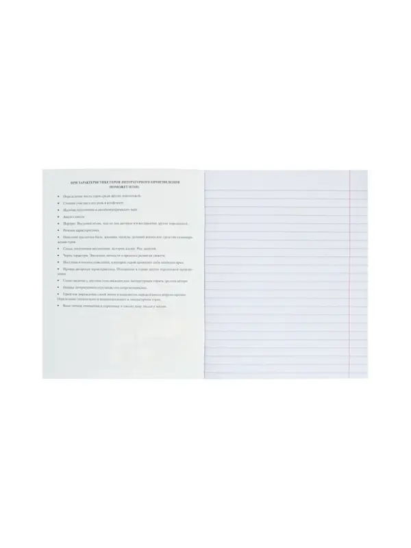 Тетрадь 48л лин "Мой любимый предмет" ЛИТЕРАТУРА, мел карт, S-touch, интер справ, офсет