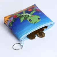 Кошелёк детский &laquo;Морской&raquo;, монетница, на молнии, МИКС