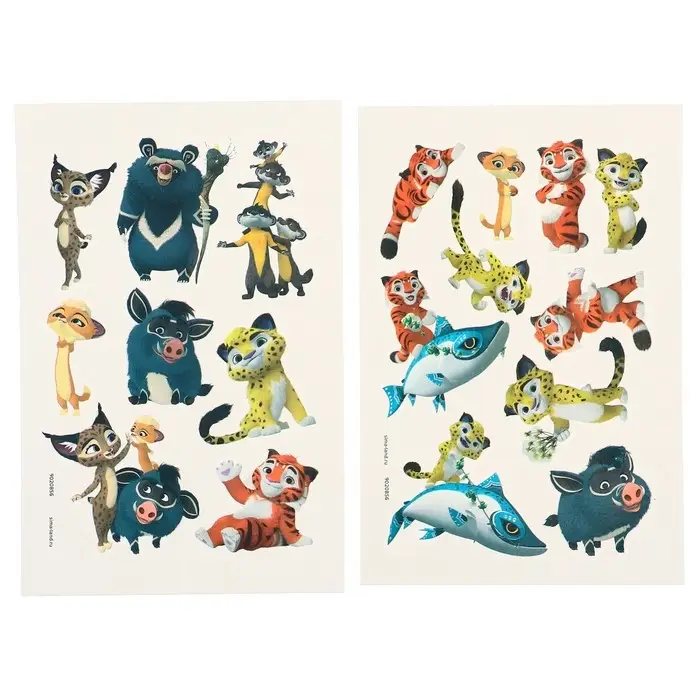 Татуировки детские переводные, Лео и Тиг