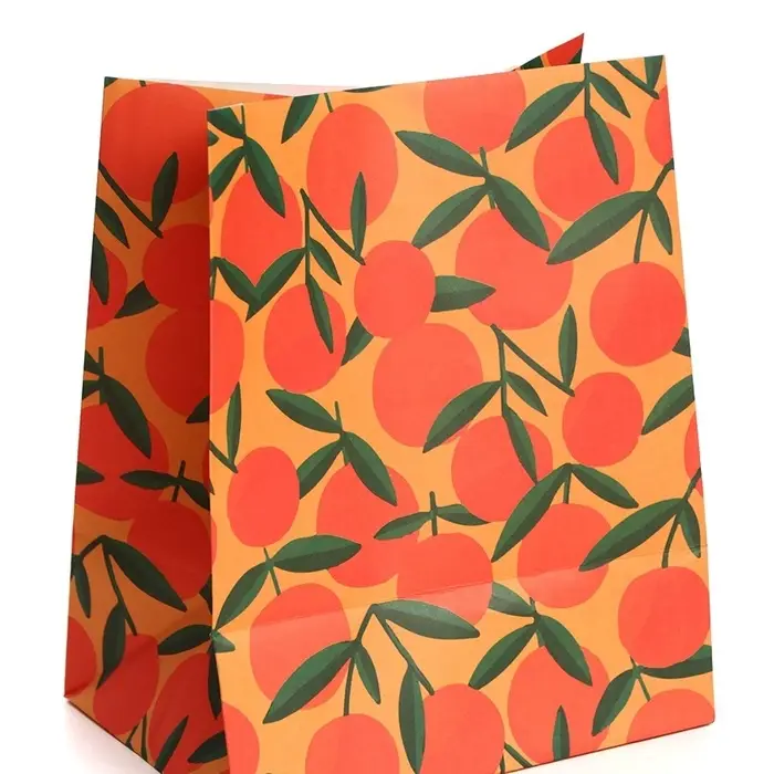 Пакет подарочный крафтовый со стикерами, Чебурашка, 3 шт., 18&times;22&times;12 см