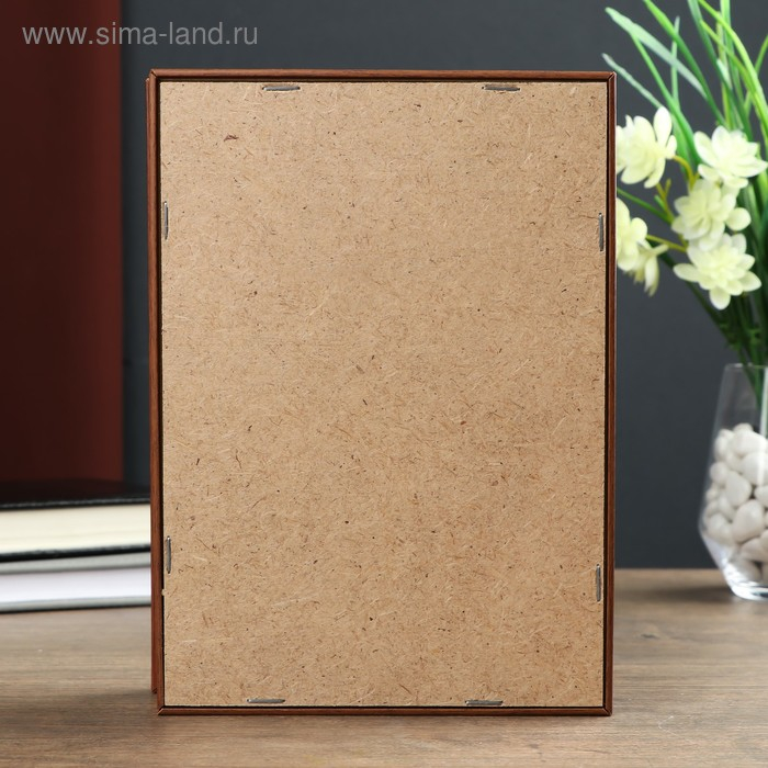 Ключница Ключница "Окно с лавандой" 15х21 см орех