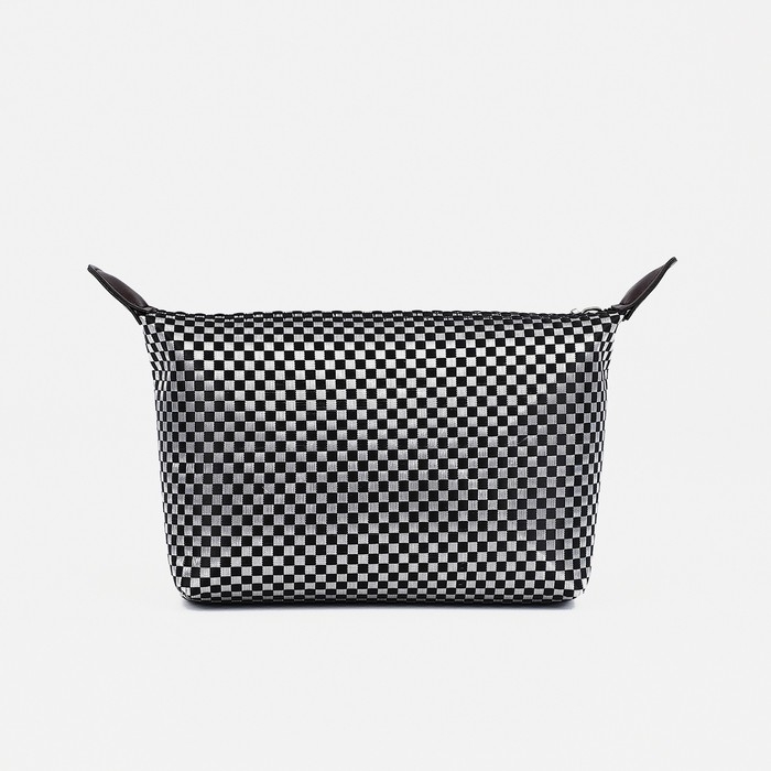 Косметичка на молнии, цвет чёрный