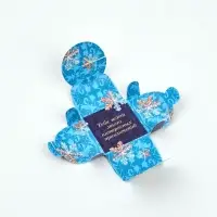 Свечи чайные, новогодний набор 4 шт., 4 см