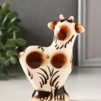 Фигурка фарфор &laquo;Козёл Кузя&raquo;, 11.5 см, гжель цветная, МИКС
