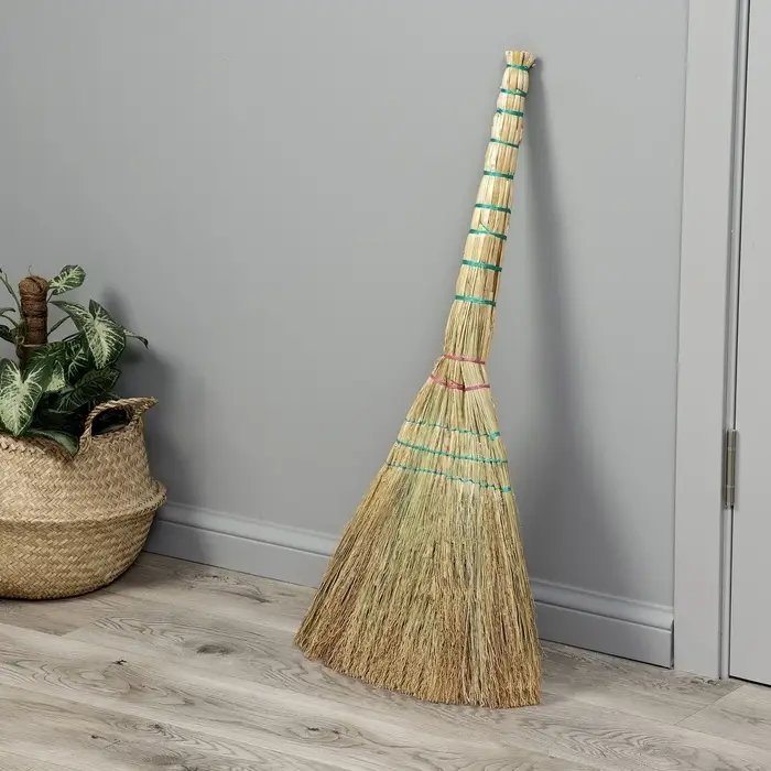 Веник 3-х лучевой 3-х прошивной «Сорго», 380 гр, 85 см