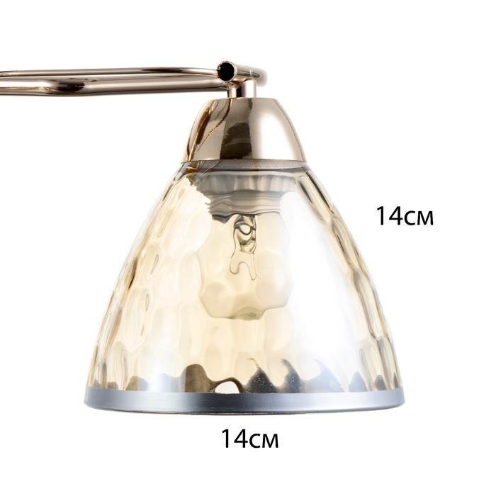 Люстра Люстра "Донна" 3хЕ27 40Вт золото 56х56х22 см BayerLux