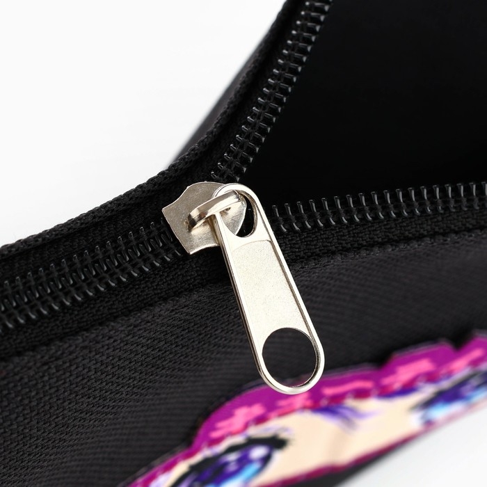 Пенал школьный мягкий 20х11 см, «1 сентября: Аниме глаза», текстиль, черный Пенал школьный мягкий 20х11 см, «1 сентября: Аниме глаза», текстиль, черный