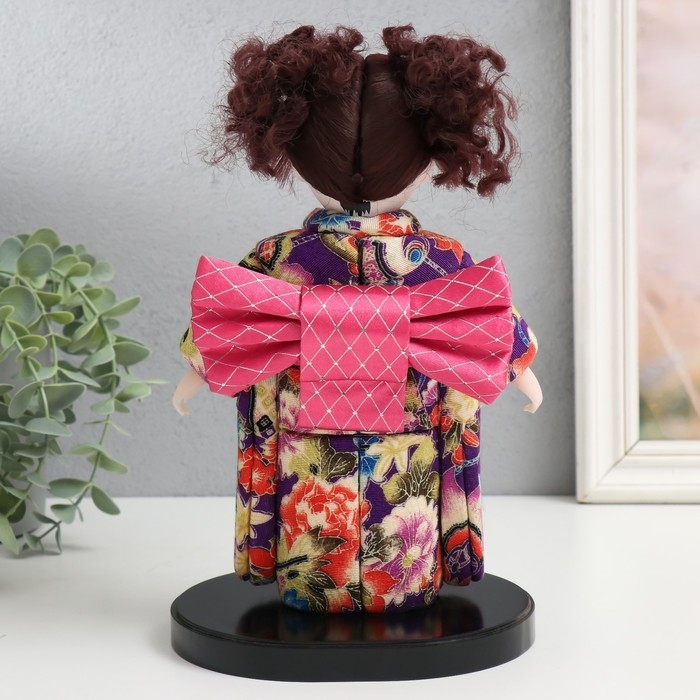 Кукла коллекционная Кукла коллекционная "Маленькая китаянка в красивом кимоно" МИКС 12,5х15х24,5 см