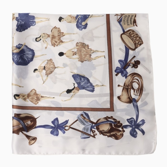 Платок женский MINAKU р-р 70*70 см, цв. голубой Платок женский MINAKU р-р 70*70 см, цв. голубой