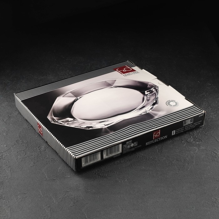 Тарелка столовая стеклянная Reflection, d=32 см Тарелка столовая стеклянная Reflection, d=32 см