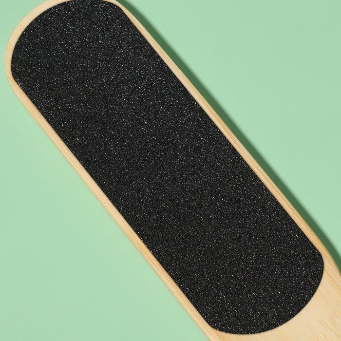 Пилка для ног «BAMBOO», наждачная, двусторонняя, 23 см, бамбуковая Пилка для ног «BAMBOO», наждачная, двусторонняя, 23 см, бамбуковая