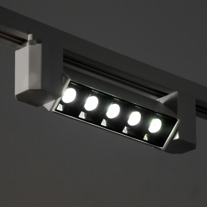 Светильник трековый SIMPLE Светильник трековый SIMPLE "Линза" LED 10Вт белый 20,5х3,5х4,5 см
