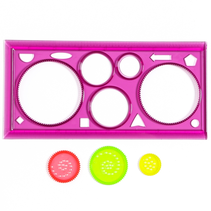 Спирограф «Фантазия», цвет МИКС Спирограф «Фантазия», цвет МИКС