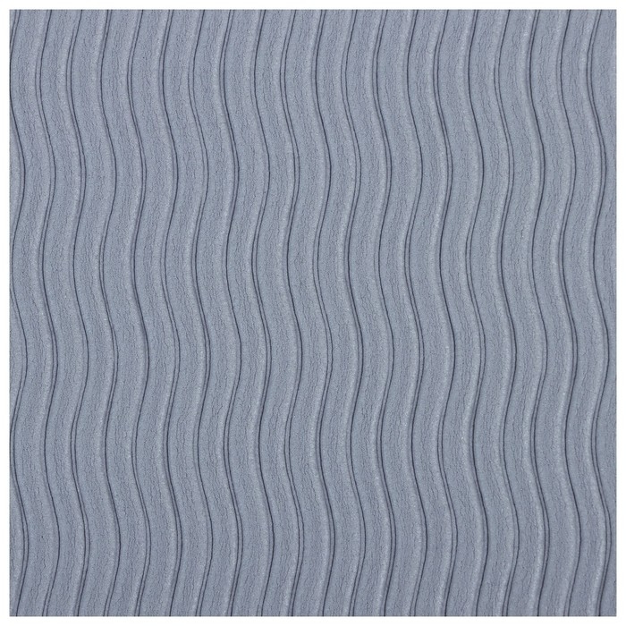 Коврик для фитнеса и йоги ONLYTOP, 183х61х0,6 см, цвет серый/голубой Коврик для фитнеса и йоги ONLYTOP, 183х61х0,6 см, цвет серый/голубой