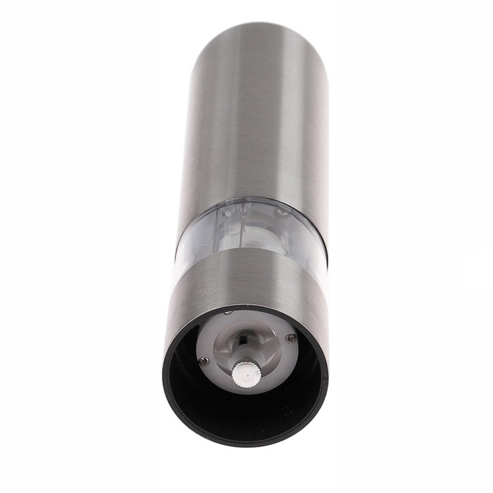 Мельница электрическая Luazon LET-002, металл, от батареек, серебристая Мельница электрическая Luazon LET-002, металл, от батареек, серебристая