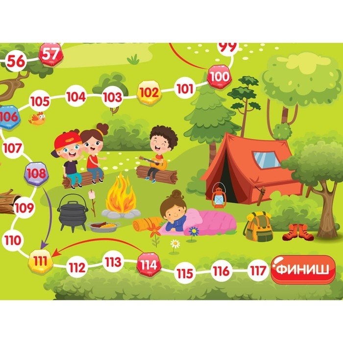 Настольная игра-ходилка «В лесу» Настольная игра-ходилка «В лесу»