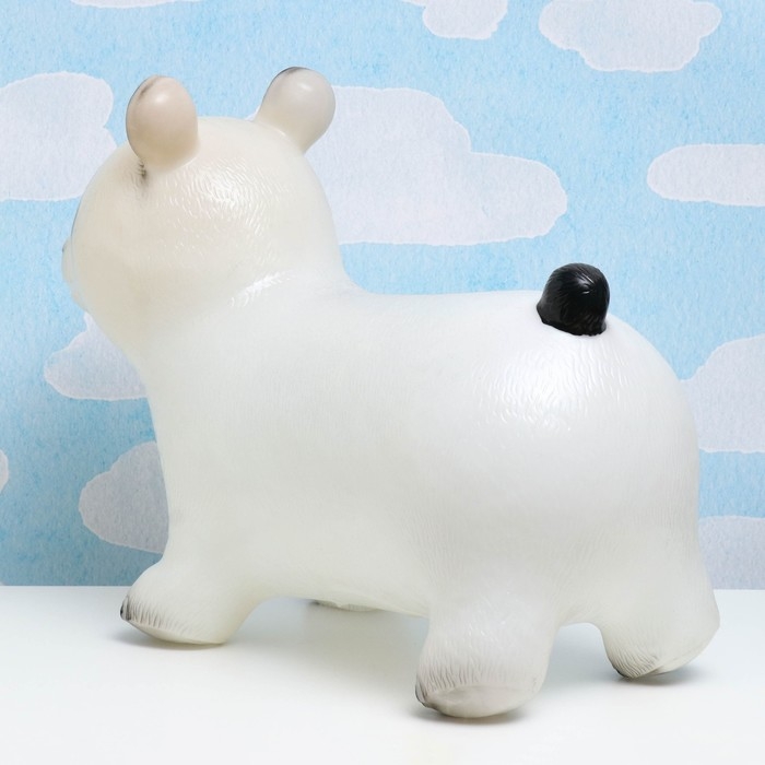 Игрушка - прыгун детская  Игрушка - прыгун детская "Панда" резиновая надувная, 43х29см, белая