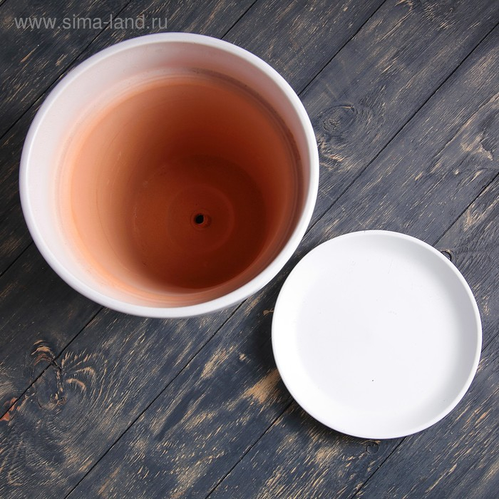 Горшок цветочный Одуванчик 7л с подставкой Горшок цветочный Одуванчик 7л с подставкой